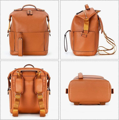 Types PU Leather Bag Backpack Mom Baby Bag Changing Pad Mom Baby Nursing