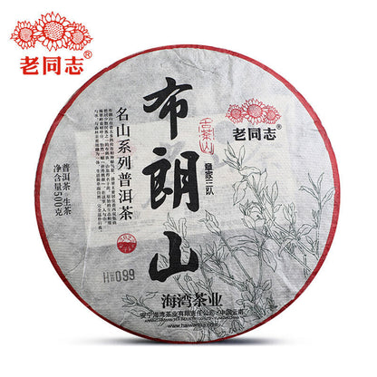Bulang Mountain Sheng Puerh 500g Haiwan Zhang Jia San Dui Puer Tea