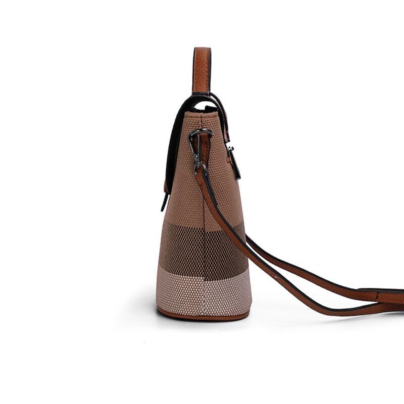 Canvas Crossbody Ladies Bag Zipper Bag Handbag Women Small Shoulder Bag