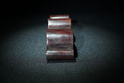 Nice welcome antique wooden statue carvings decor penholder for desk study wood