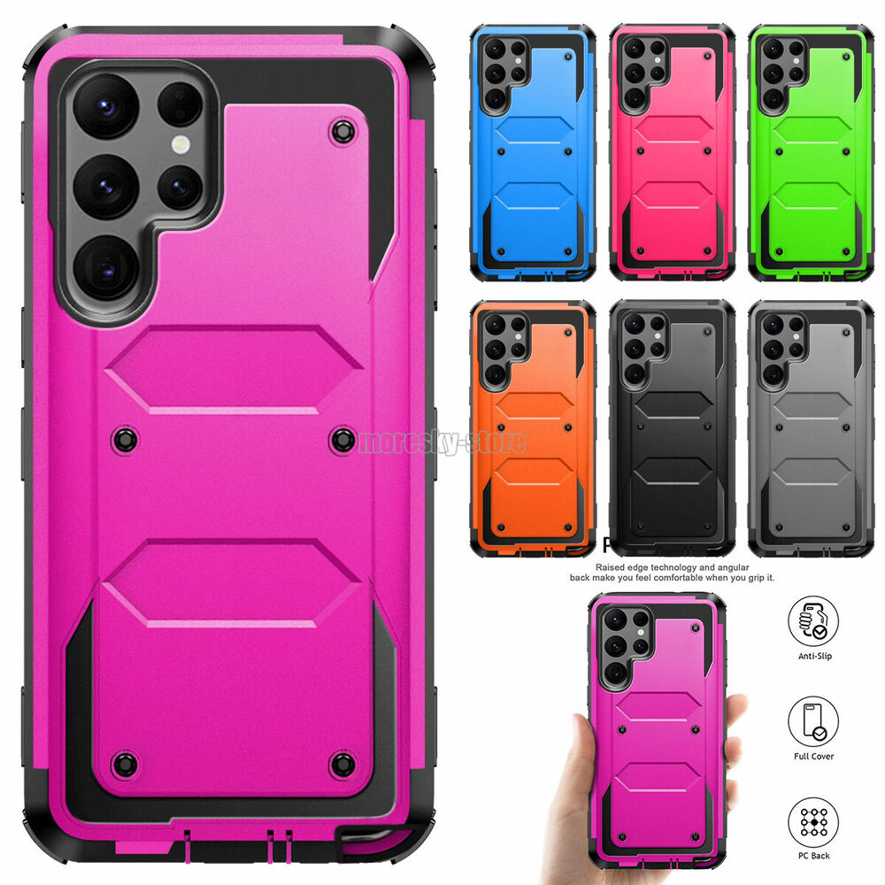 For Samsung Galaxy S22 Plus Ultra 5G Rugged Rubber Hard Shockproof Case Cover