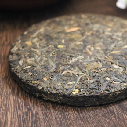 100G [Luck, Wealth, Longevity and Happiness] Puerh Raw Tea Pressed Cake Tea
