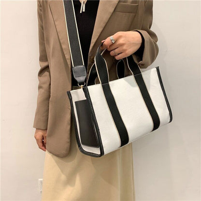 Canvas Shoulder Bag Tote Ladies Shopper Handbag Female Crossbody Bag