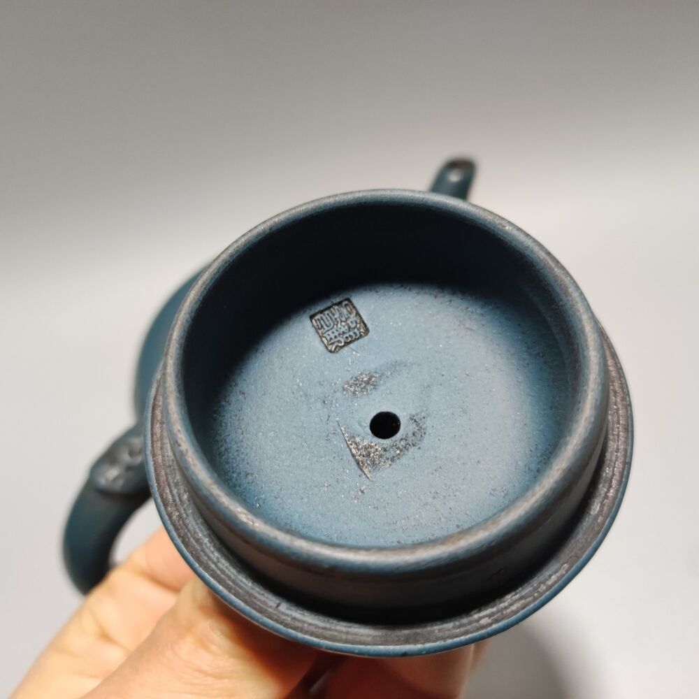 Vintage Chinese Yixing Purple Clay Teapot Zisha Ceremony Carving Collectible Art