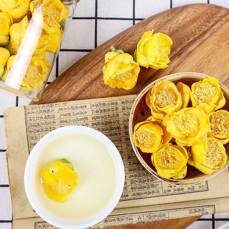 Precious Golden Flower Tea Camellia Nitidissima Natural Healthy Tea Top Quality