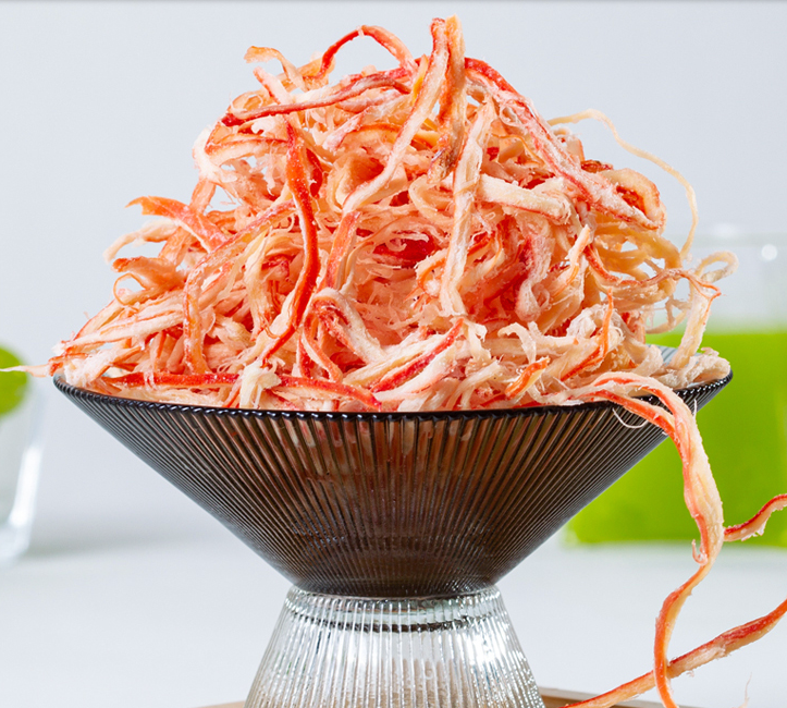 Snacks Shredded Squid Chinese Food Seafood 即食海鲜特产手撕原味烤鱿鱼条 原味鱿鱼丝500g/袋