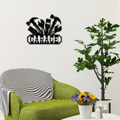 Garage Metal Wall Decor, Unique Garage Sign Wall Decor Plaque Art