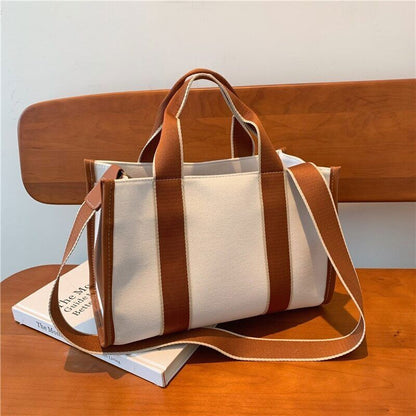 Canvas Shoulder Bag Tote Ladies Shopper Handbag Female Crossbody Bag