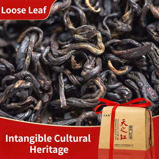 180g Qimen Black Tea Bag Package Keemun Loose Leaf Tea Premium Kungfu Black Tea