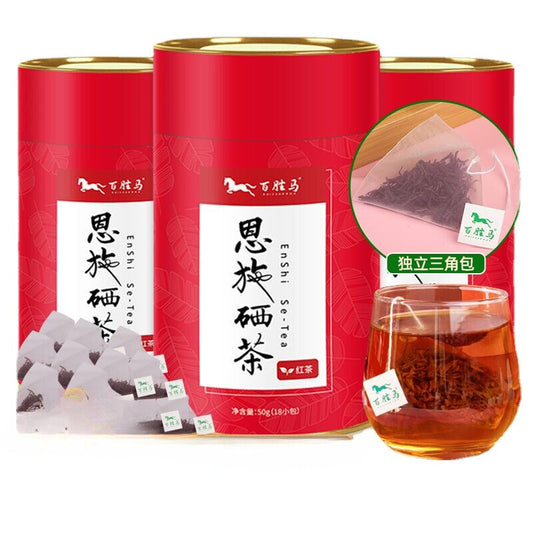 Enshi Selenium Tea Black Tea High Mountain Cloud Mist Rainy Day Black Tea