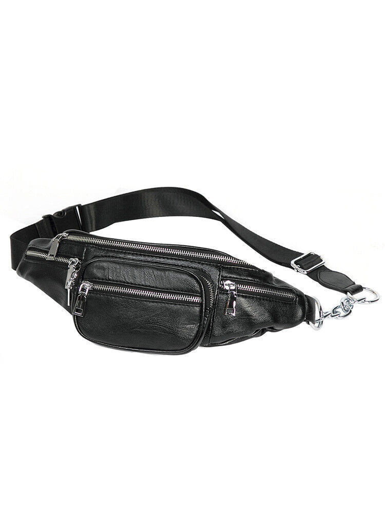 Women Crossbody Bag Soft Artificial Leather Shoulder Bag Messenger Bag Pack