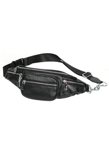 Women Crossbody Bag Soft Artificial Leather Shoulder Bag Messenger Bag Pack