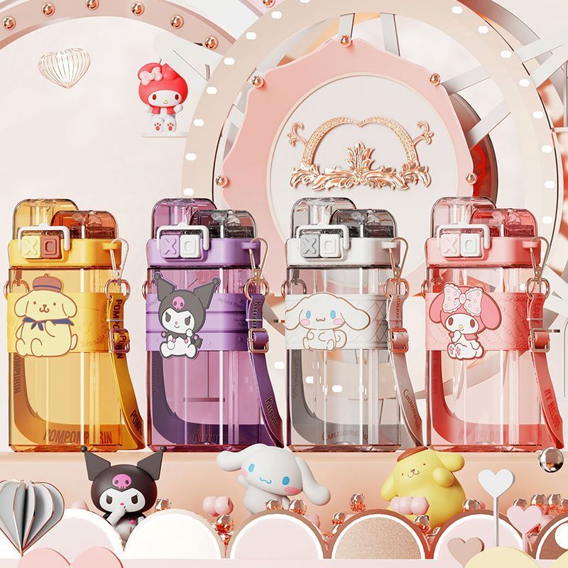 Water Cup My Melody Kuromi Cinnamoroll Coolmipenk Cup Space Cup Straight Drink
