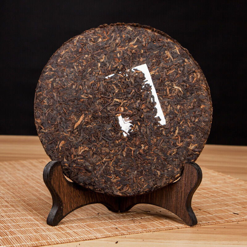 357g T8663 * Xia Guan Round Iron Cake Pu-erh Tea Ripe Puer Shu Tea