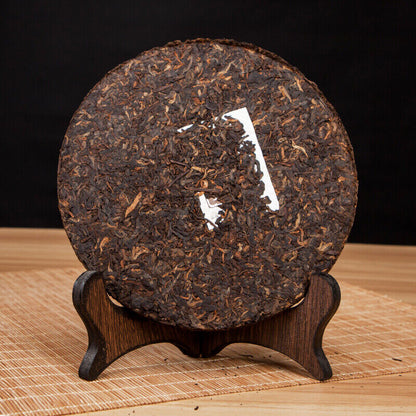 357g T8663 * Xia Guan Round Iron Cake Pu-erh Tea Ripe Puer Shu Tea