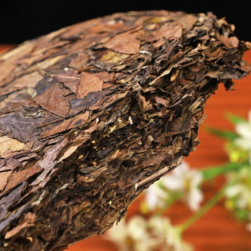 350g Top Fuding High Mountain Bai Cha Cake Shou Mei Wild Aged White Tea Healthy