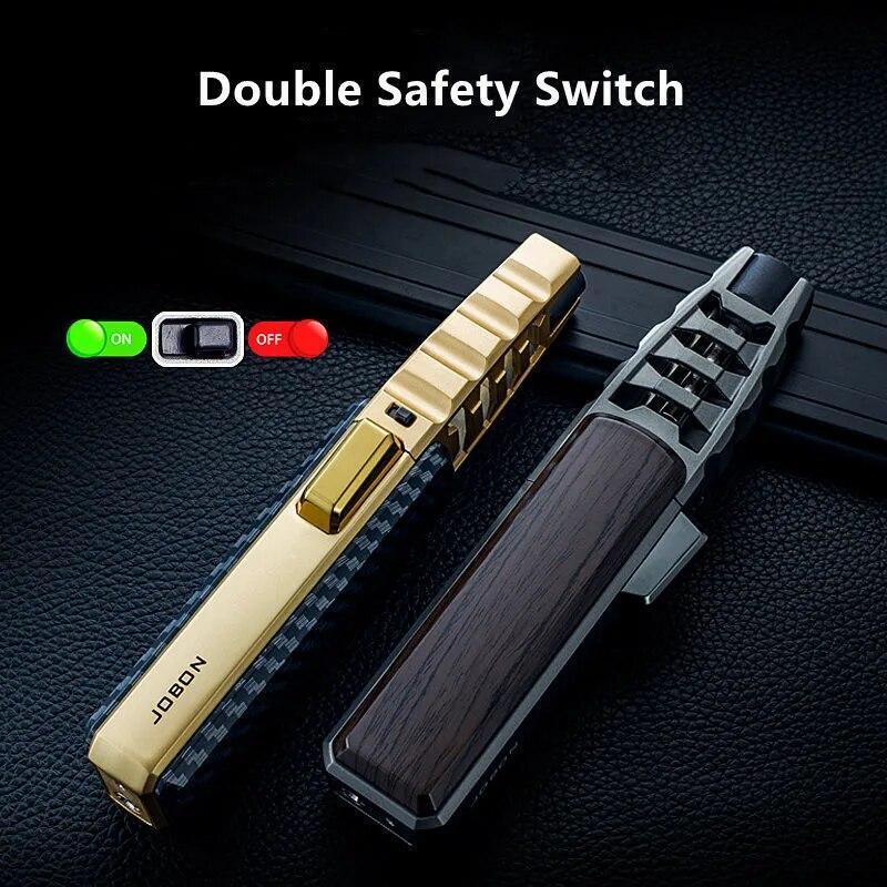 Lighter Gas Butane Refillable Torch Windproof Jet Cigarette Flame Cigar Refill