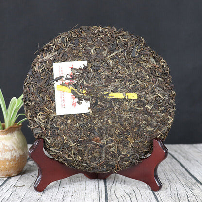 357g Ancient Tree Pu Er Tea Golden Silk 999 Yunnan XiaGuan Aged Pu'er Tea