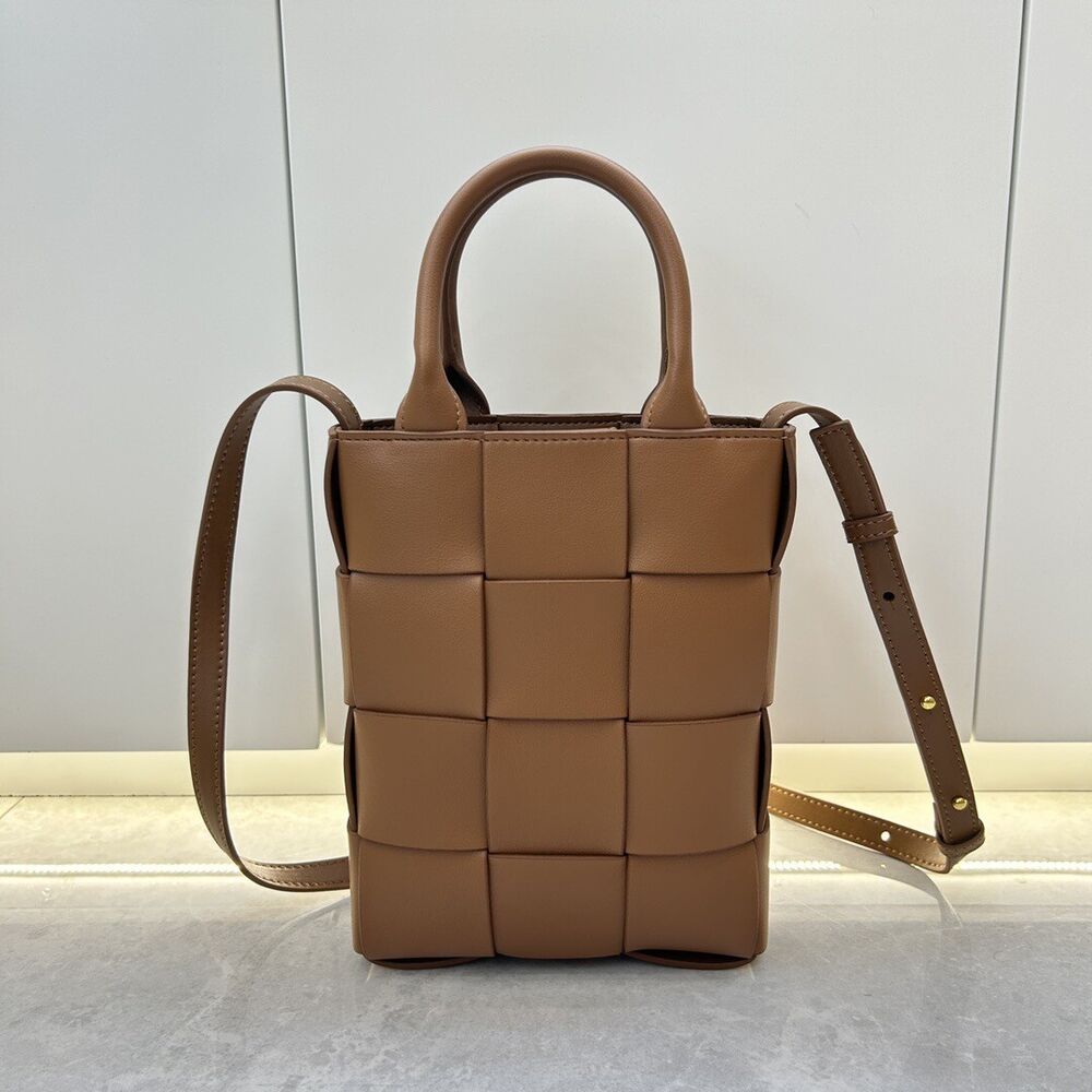 Soft Cow Leather Women's WeaveTote Handbag, Colorful Cute Crossbody Shoulder bag