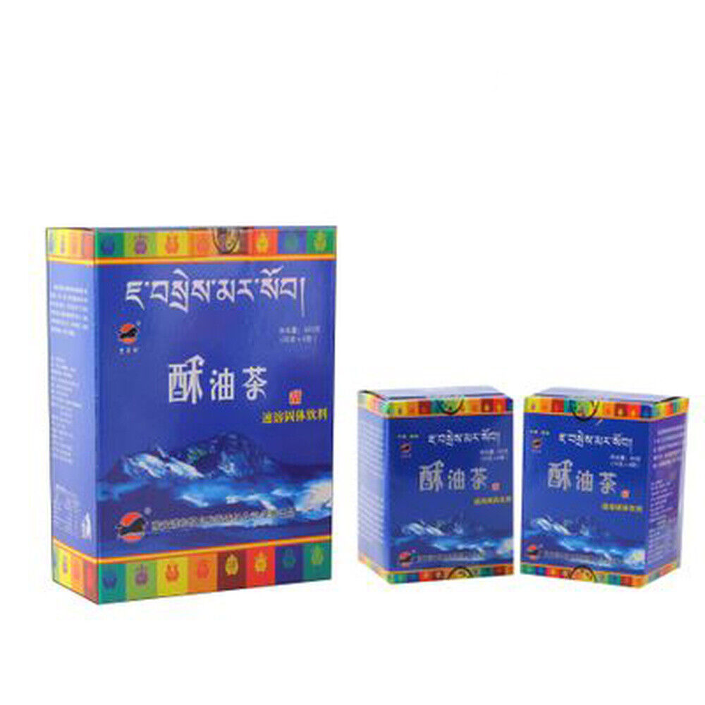 Instant chinese Tibetan Original Flavour Yak Butter Tea Sweet Tea 80g*4