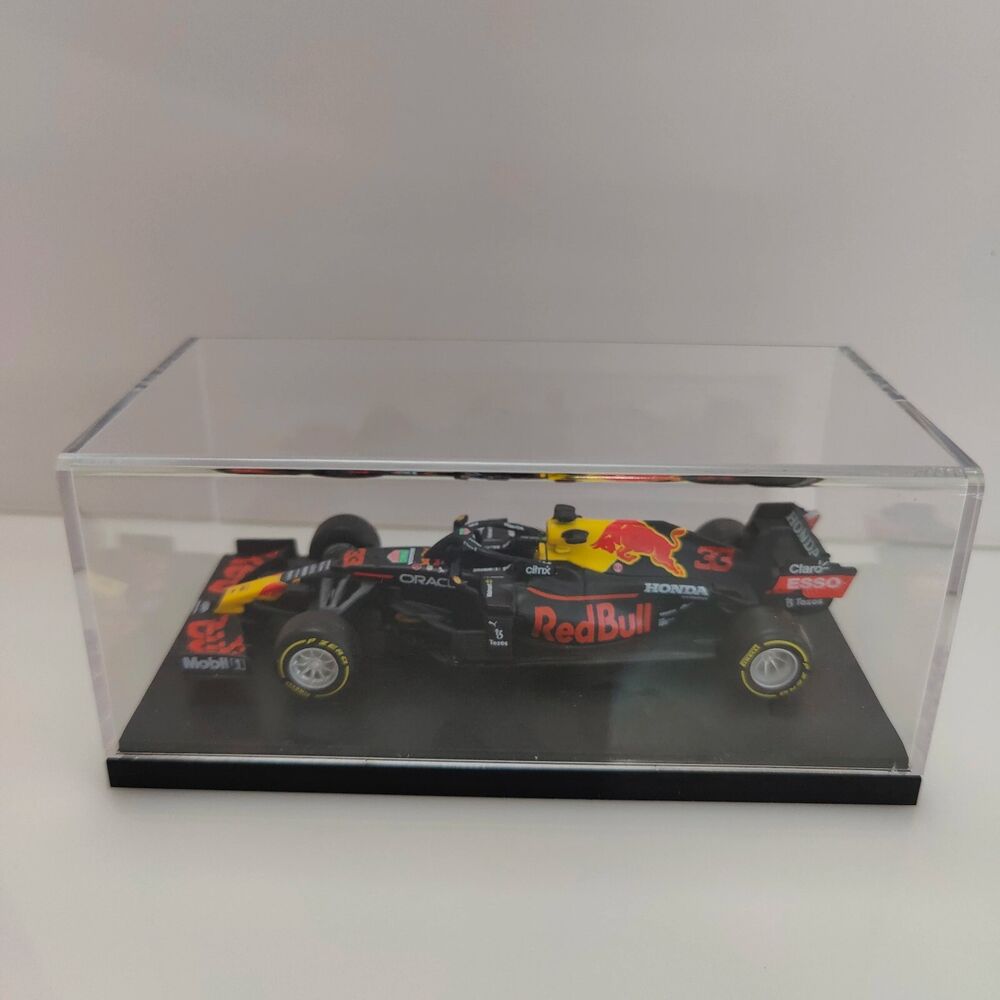 Toy Car Model Display Case Acrylic Hard Cover DIY Figure Storage Scale 1:43 1:64