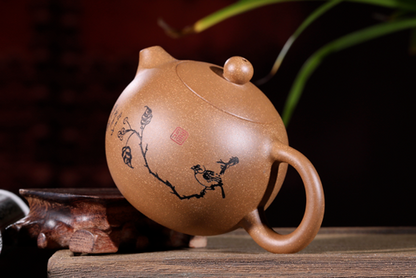 Chinese Yixing Zisha Clay Handmade Exquisite Teapo#520