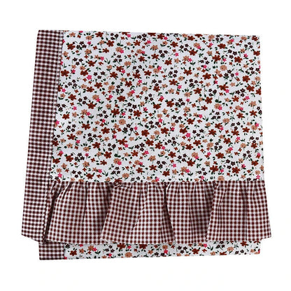 Kitchen Aprons Cloth Short Waist Lace Maid Women Waitress Party Costumes 48x66cm