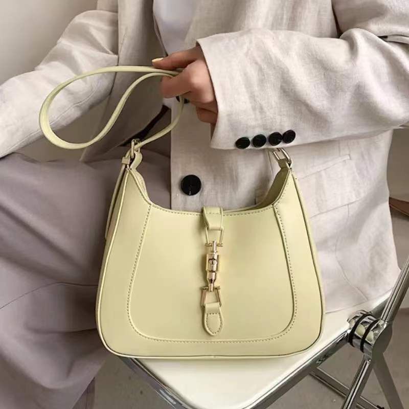 Luxury Purse Handbag Leather Shoulder Crossbody Bag Women Fashion Underarm Bags