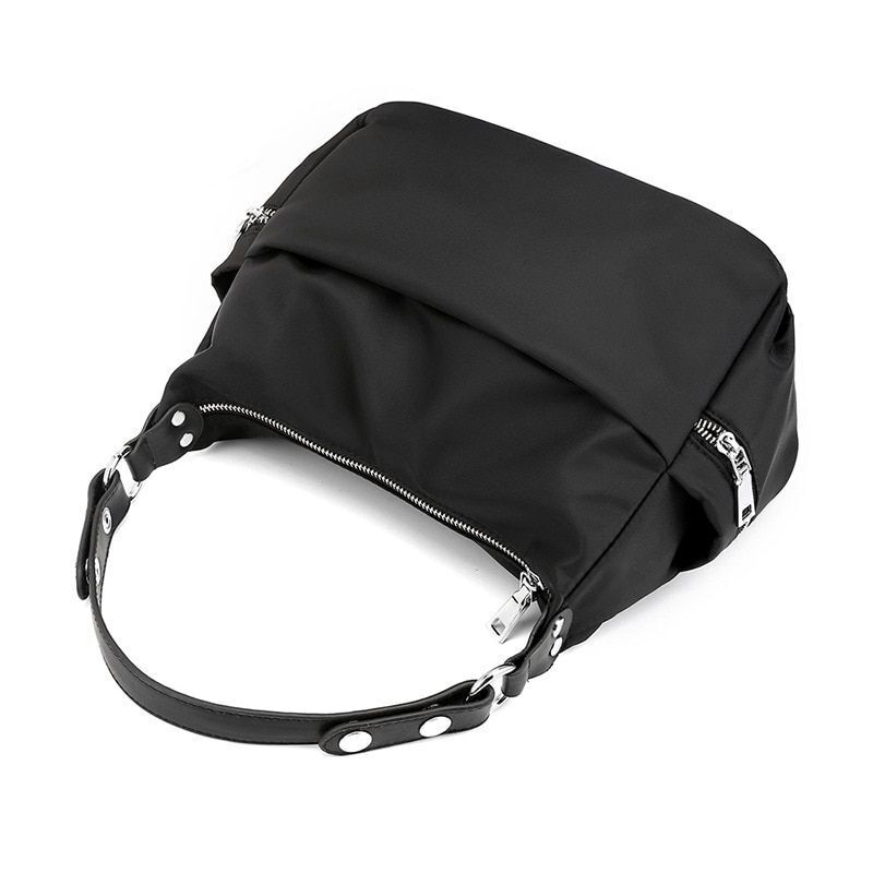Small Nylon Shoulder Bag Messenger Crossbody Bags Lady Handbag Zipper Shell 1 PC