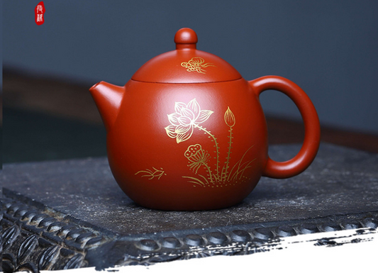 Chinese Yixing Zisha Clay Handmade Exquisite Teapot #8735520