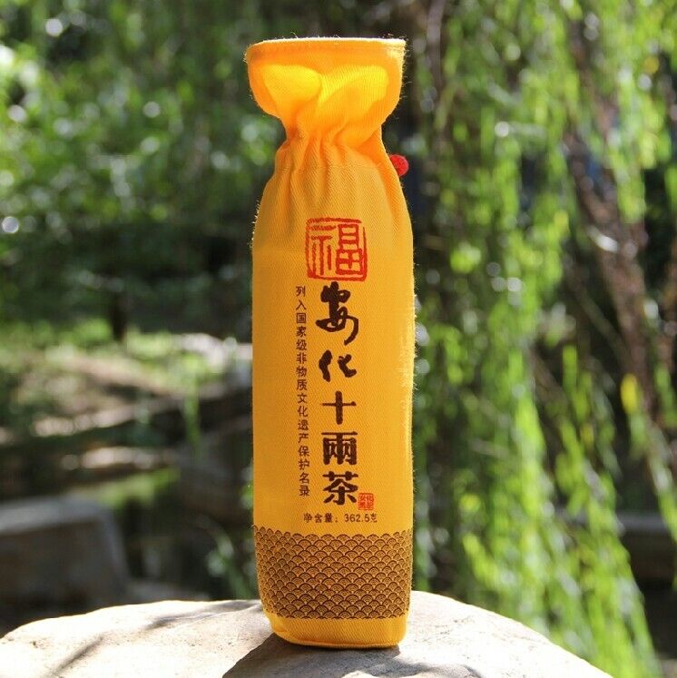 Anhua Shi Liang Cha Ten Tael Hua Juan Dark Tea Hei Cha Bamboo Basket tea 360gram