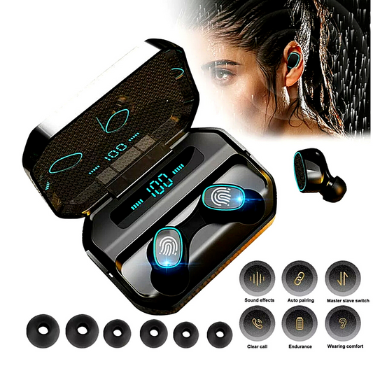 2023 Bluetooth Earbud Headset TWS 5.3 Wireless Earphone Invisible for All Phone