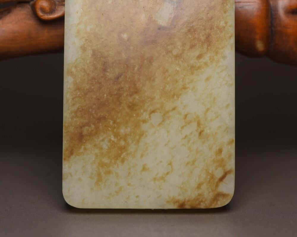Chinese Antique Hetian Jade Carved Dragon Statue Pendant Gift Jewelry Collection