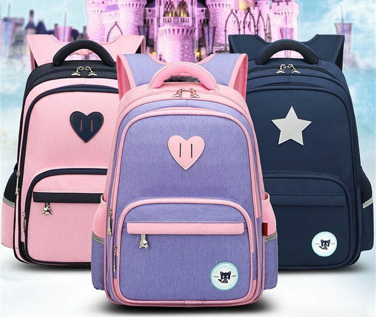 Backpacks Girl School Child Schoolbags Kids Bookbags Student Gifts Nylon Zipper