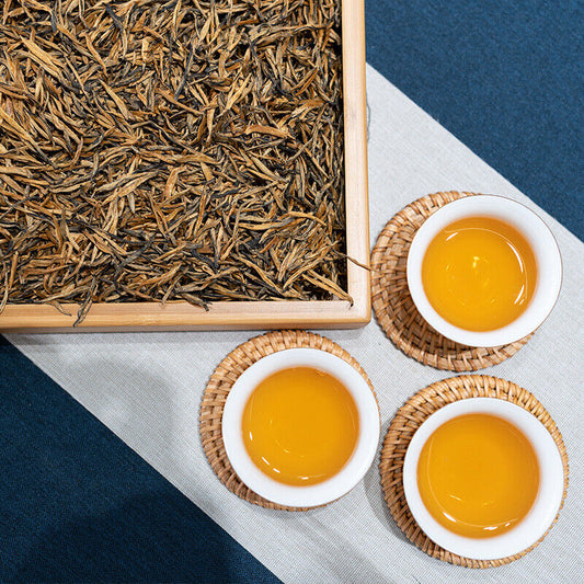 500g Yunnan Black Tea Mini Gold Needle Fengqing Dian Hong Tea Small Gold Needle