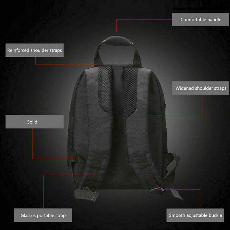 Large Outdoor Waterproof Camera Backpack Shoulder Bag Cases For 3-ca