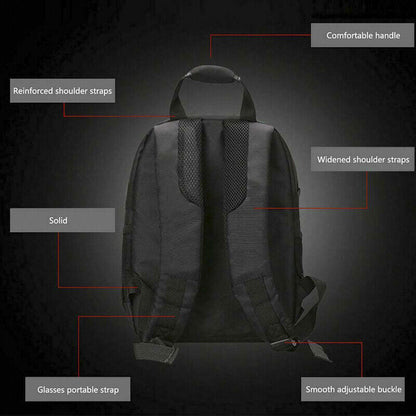 Large Outdoor Waterproof Camera Backpack Shoulder Bag Cases For 3-ca