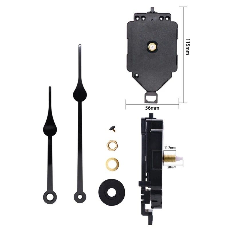 Wall Clock Parts 16 Music Box DIY Quartz Pendulum Silent Movement Mechanism