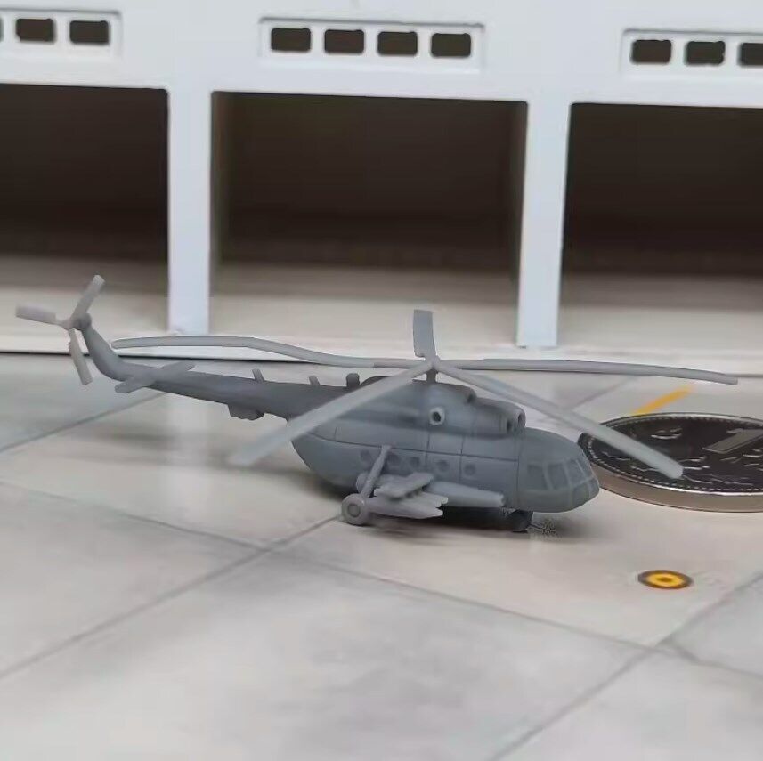 MI -8 1/350/700 Hippopotamus Transport Helicopter Aircraft Fighter Model