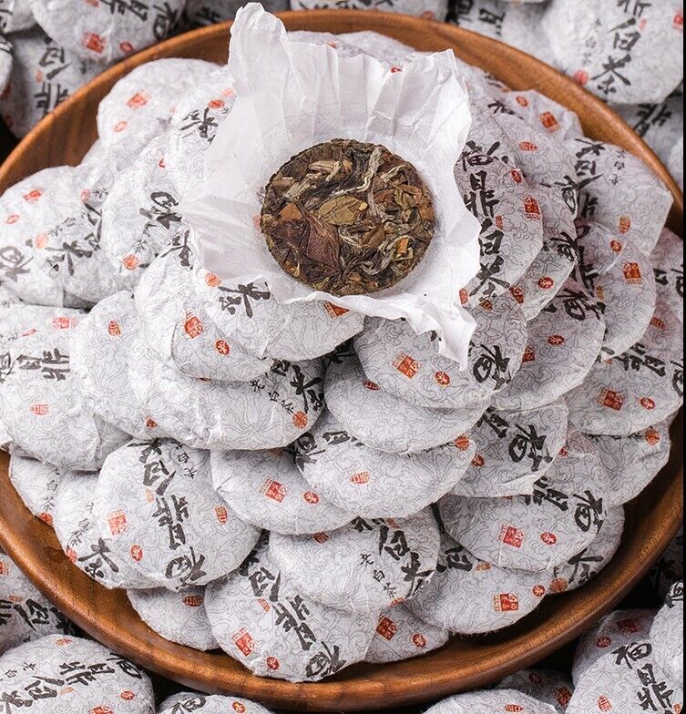 Bai Mu Dan Cake, Fu Ding Bai Cha Lao Bai Cha Lao Xiao Bai Mu Brown Tea-