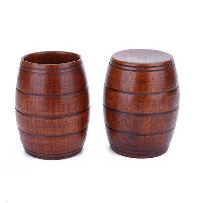 Wooden Handmade Cup Tea set Beer Coffee Juice Tea Cup Natural Wood Drinkware