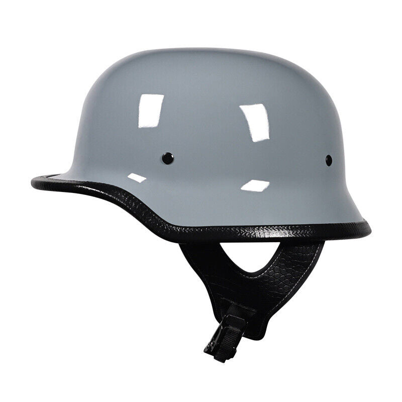 Retro Motorcycle Helmet Steel German Helmet Men Women Half Ladle Shaped Helmet