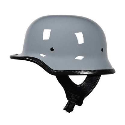 Retro Motorcycle Helmet Steel German Helmet Men Women Half Ladle Shaped Helmet