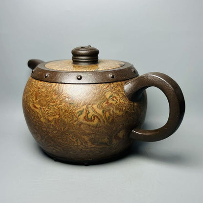 Vintage Chinese Yixing Purple Clay Teapot Zisha Ceremony Exquisite Tea Set Rare