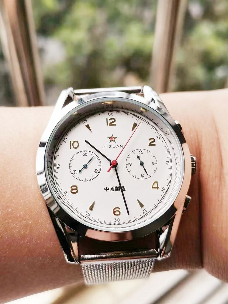 New Tough Guy Style Chronograph Personality 5-Pin Display Retro Sports Men Watch