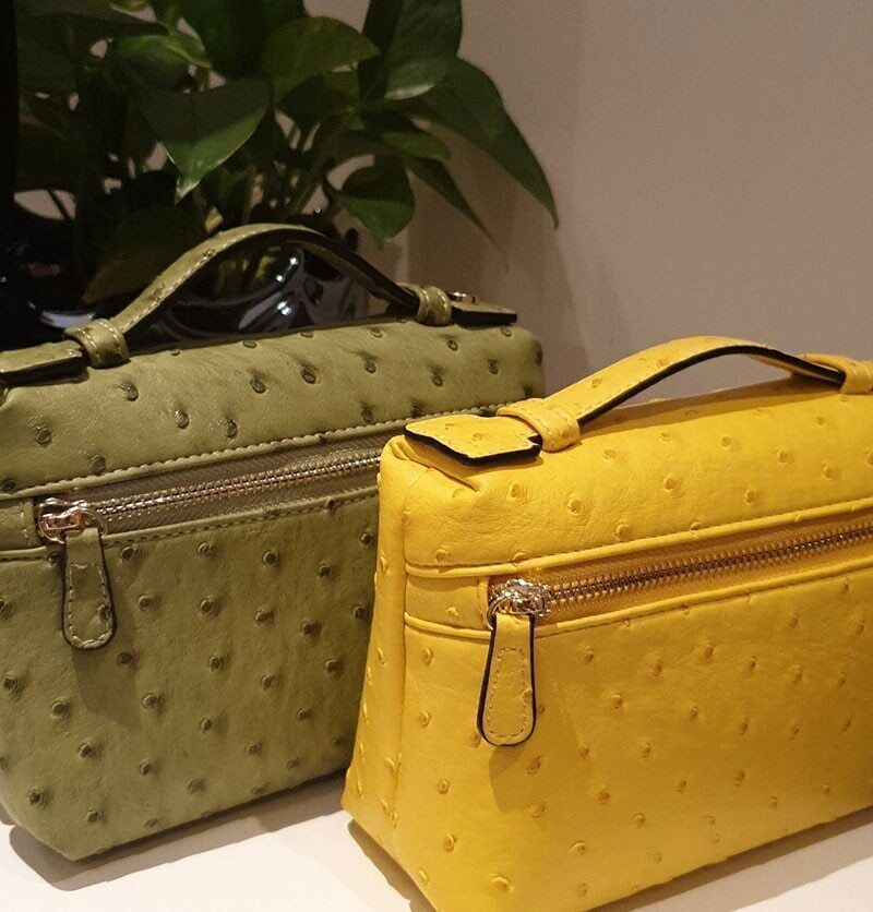 Pattern PU Leather Clutch Bag Women Trendy Make Up Handbag Purse Bag