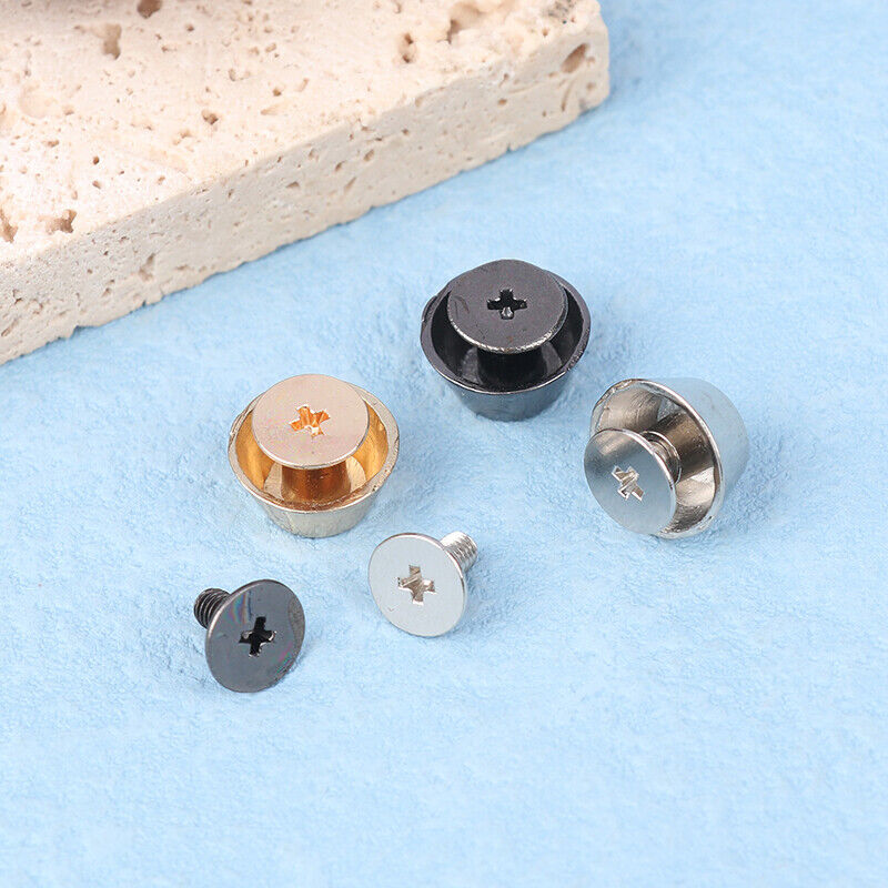 10sets Metal Bag Rivets For DIY Leather Studs Bag Wear Protection Rivets