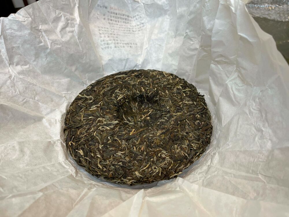 Pu-Erh, Shengjiayuan, Banpenguzhai (raw tea), 2020y, 357g