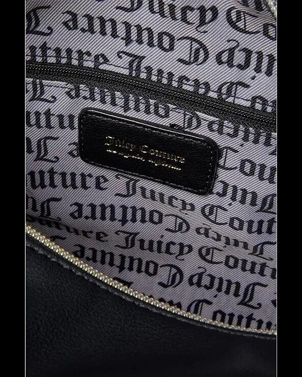 Juicy Couture Black Obsession Satchel Women Crossbody Bag Gift