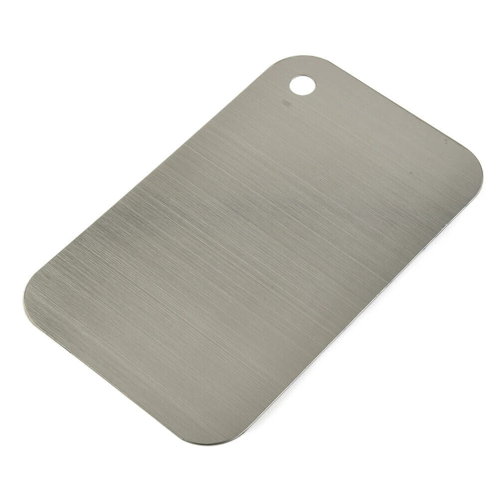 Chopping Boards 304 Stainless Steel Double Sided Thick Heavy Duty Cutting Blocks